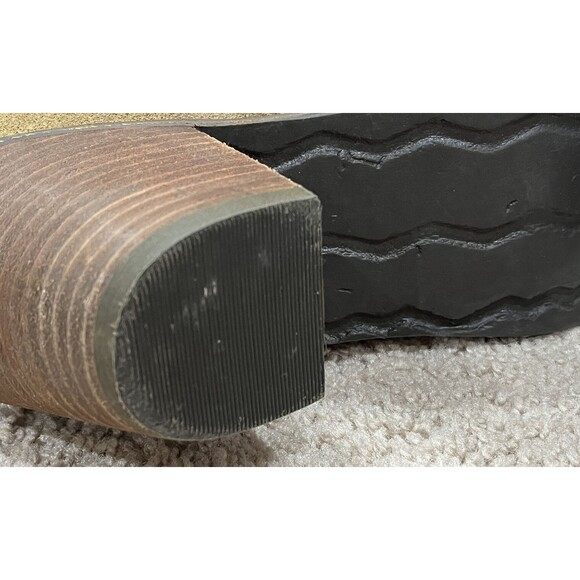 OTBT Brule Women's 10M Suede Leather Knee-High Boots Heel Side-Zip - Picture 7 of 10